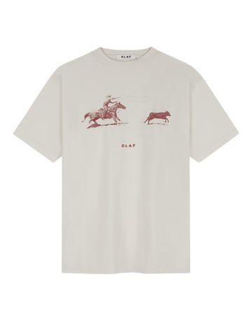 Cowboy Bull Cotton T-shirt