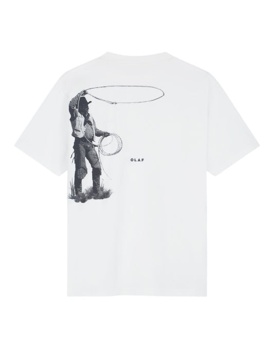 Cowboy Cotton T-shirt Optical White