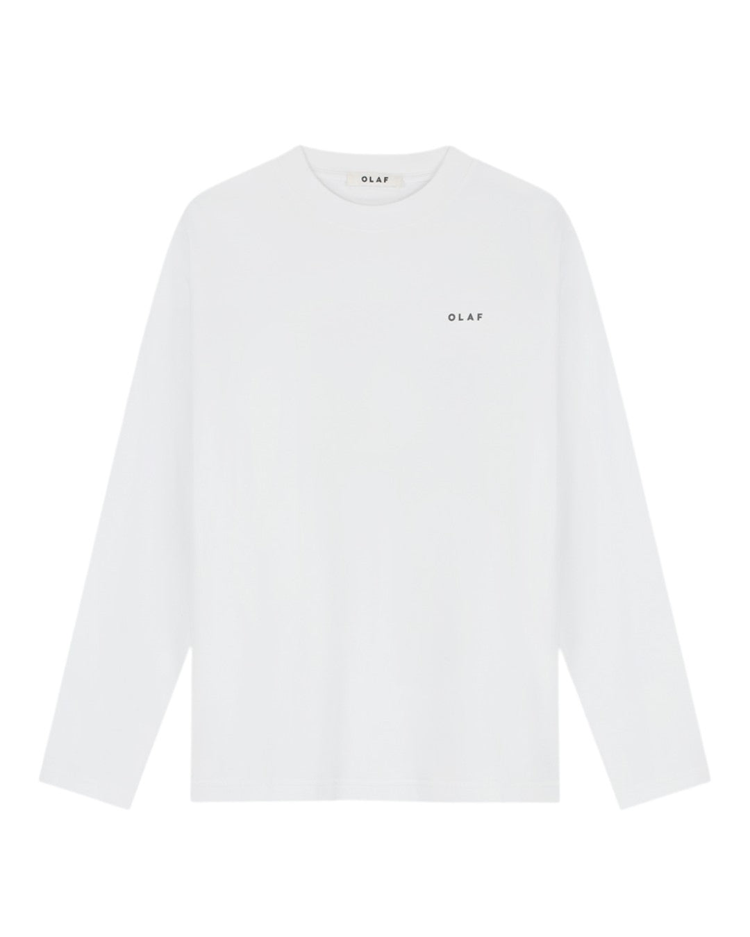 Broken Plate Cotton LS T-shirt Optical White