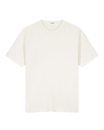 Cotton Waffle T-shirt Off White