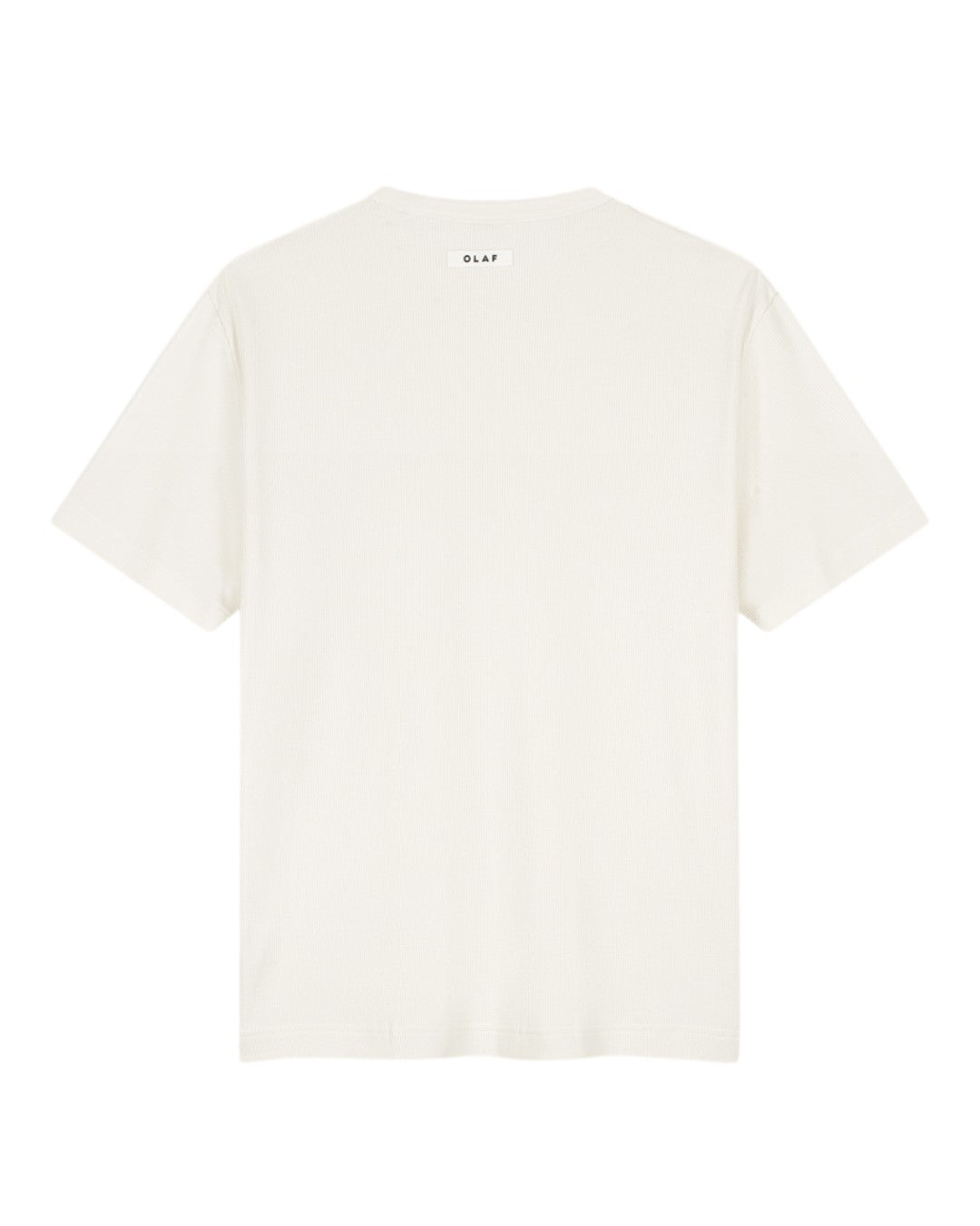 Cotton Waffle T-shirt Off White