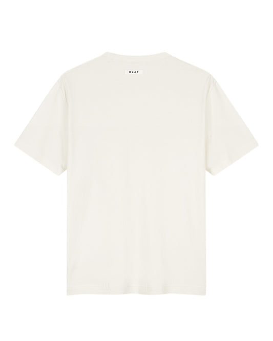 Cotton Waffle T-shirt Off White