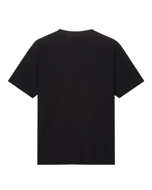 Cotton Waffle T-shirt Black