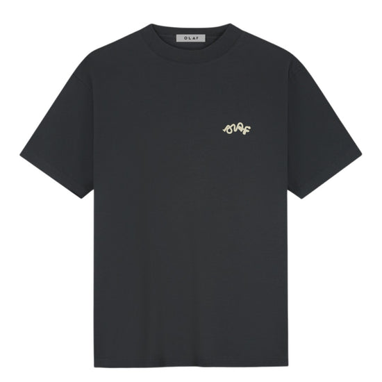 Lasso Signature Cotton T-shirt Charcoal