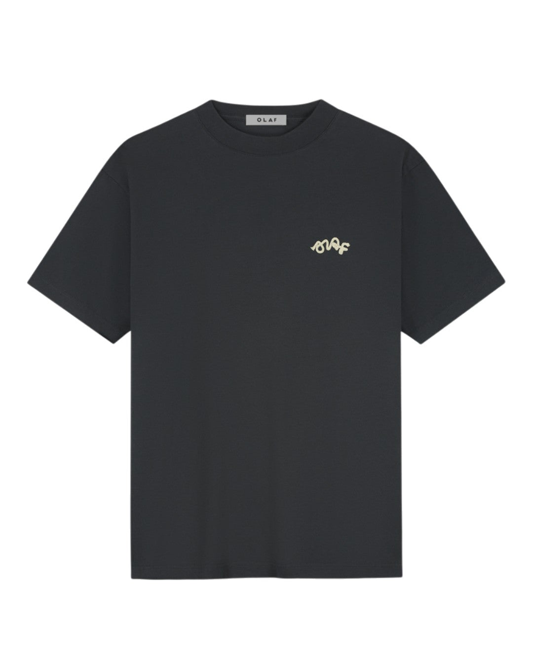 Lasso Signature Cotton T-shirt Charcoal