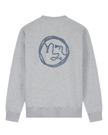 Lasso Face Sweater Heather Grey