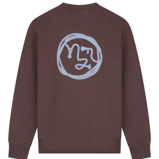 Lasso Face Sweater Chocolateplum