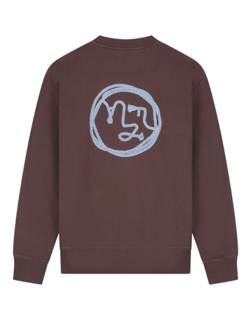 Lasso Face Sweater Chocolateplum