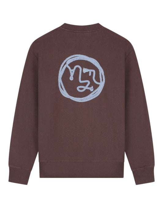 Lasso Face Sweater Chocolateplum