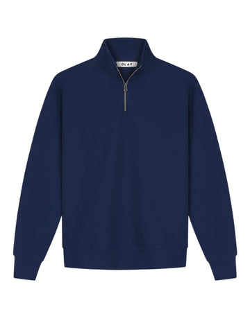 Essential Half Zip Sweater Navy Academy