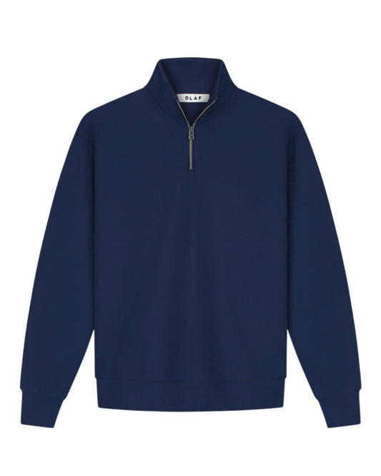 Essential Half Zip Sweater Navy Academy