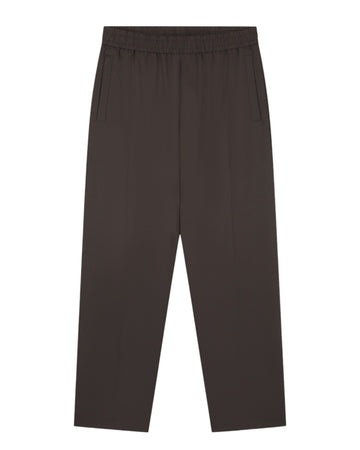 Slim Elasticared Trousers Chocolateplum