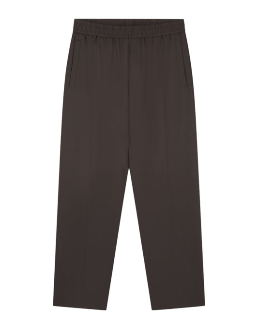 Slim Elasticared Trousers Chocolateplum