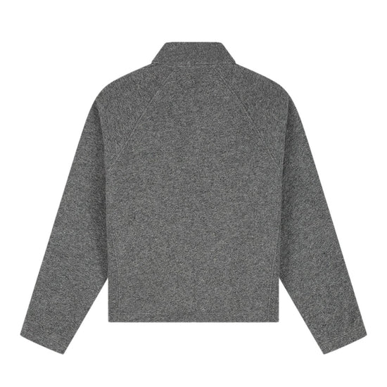 Wool Fleece Zip Jacket Sharkskin