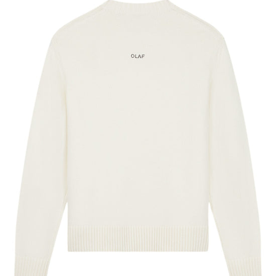 Essentila Knitted Crewneck Pullover Off White
