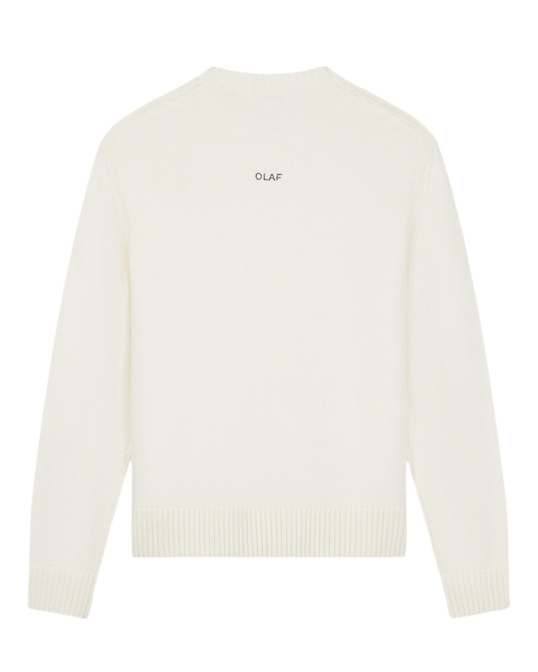 Essentila Knitted Crewneck Pullover Off White