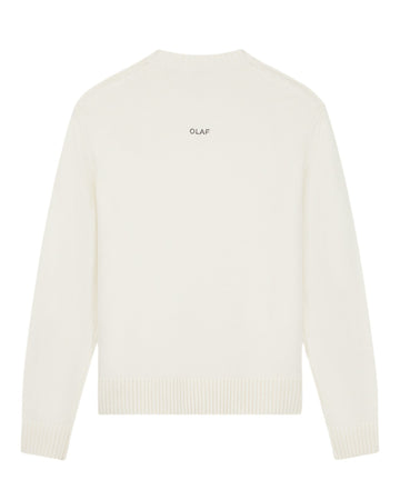Essentila Knitted Crewneck Pullover Off White