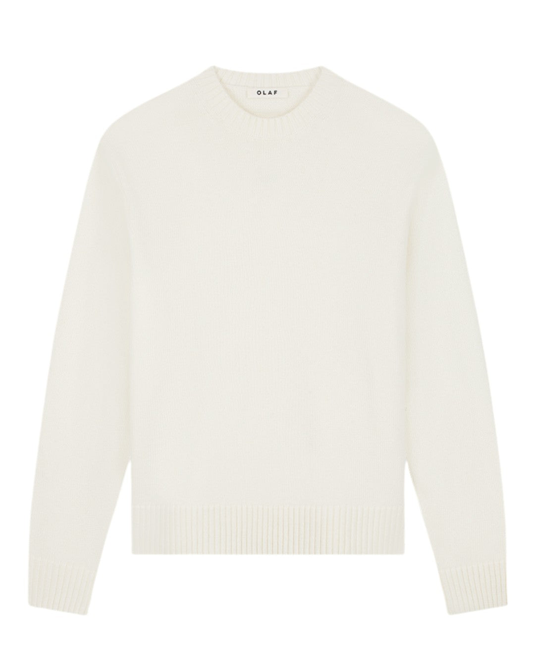 Essentila Knitted Crewneck Pullover Off White
