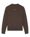 Essential Knitted Crewneck Pullover Chocolateplum
