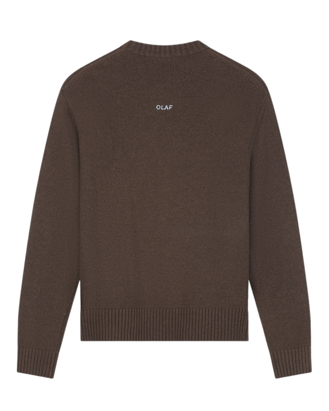 Essential Knitted Crewneck Pullover Chocolateplum