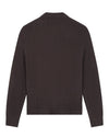 Oversized Knitted LS Polo Chocolateplum