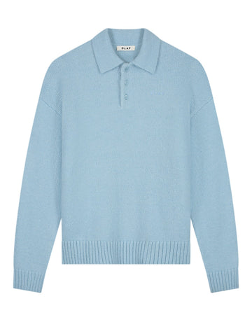 Oversized Knitted LS Polo Windsurfer