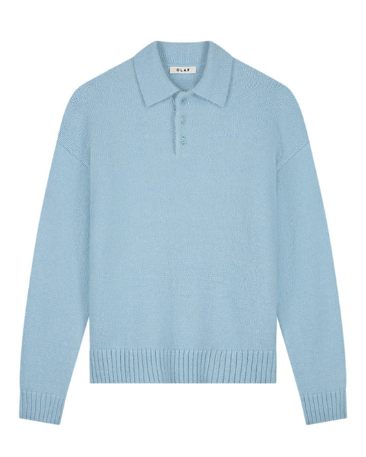 Oversized Knitted LS Polo Windsurfer