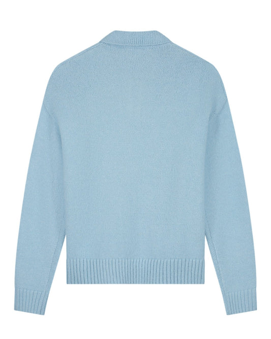 Oversized Knitted LS Polo Windsurfer