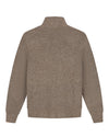 Signature Zip Knitted Mockneck Sweater