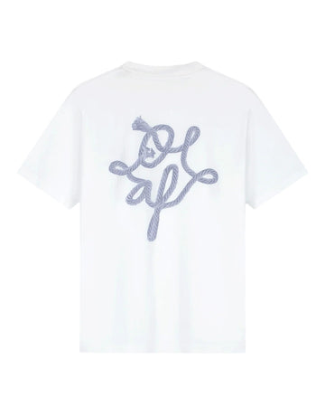 Lasso Monogram Cotton T-shirt Optical White