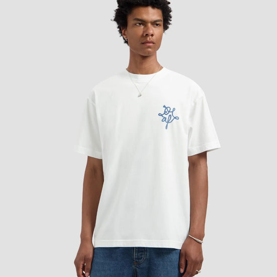Lasso Monogram Cotton T-shirt Optical White