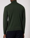 Full Zip Cardigan Green