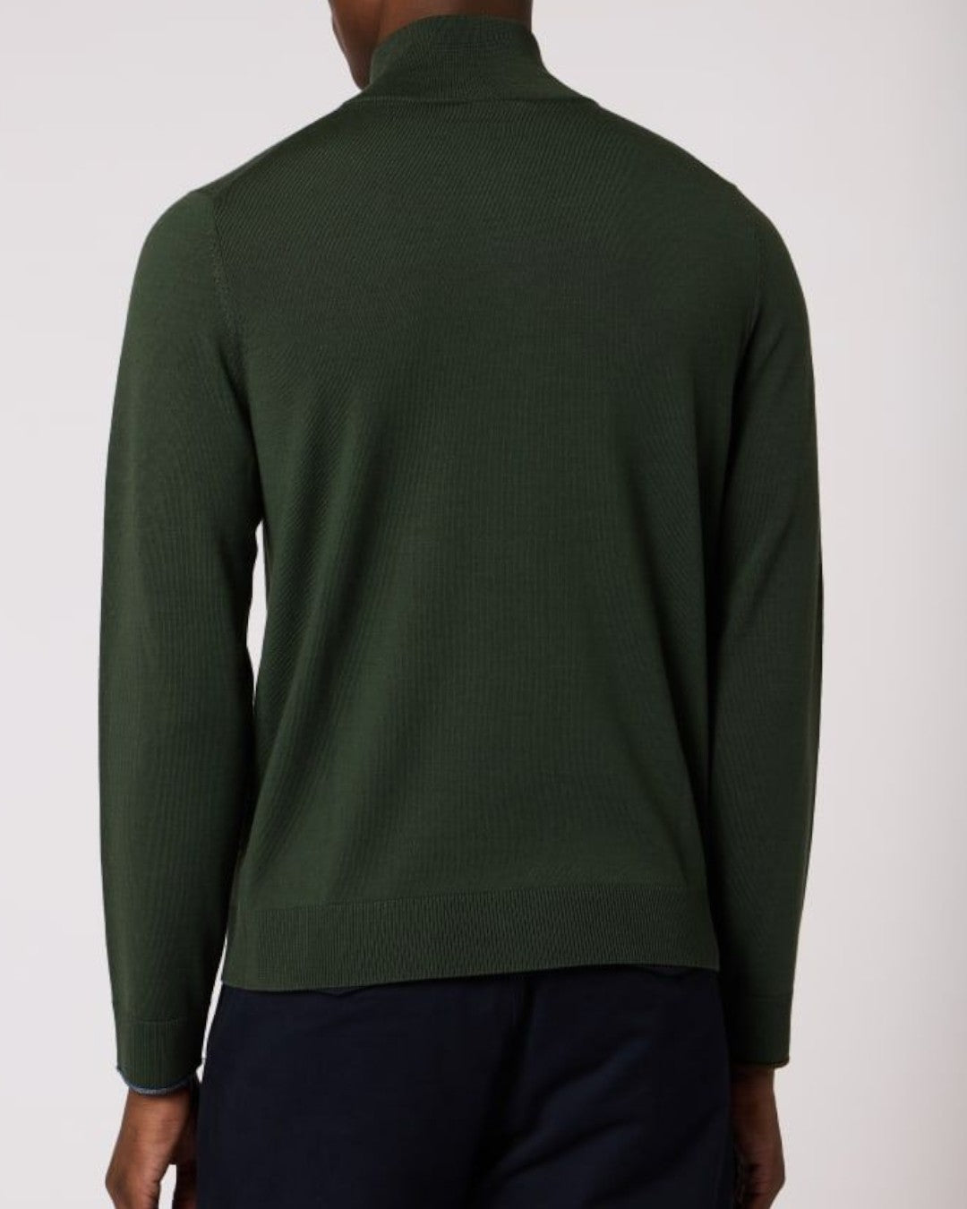 Full Zip Cardigan Green