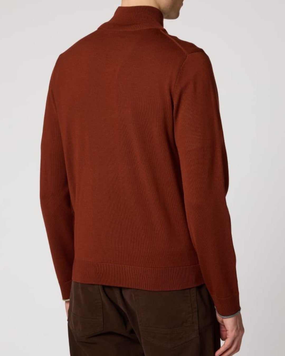 Full Zip Cardigan Red