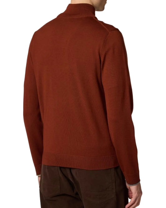 Full Zip Cardigan Red