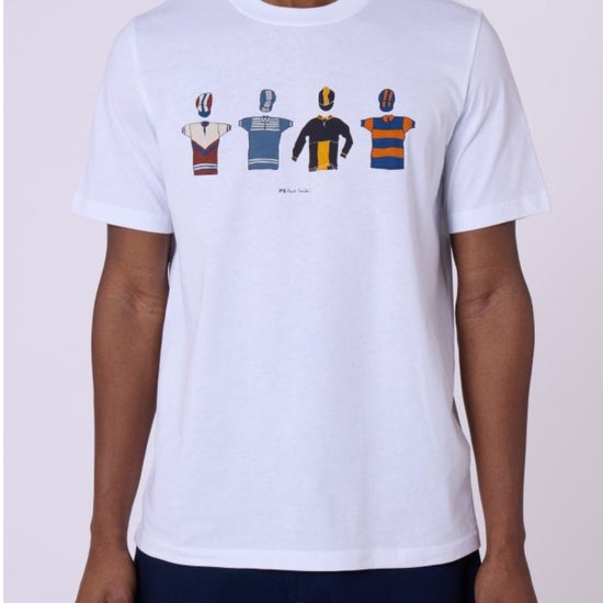 Cycle Jersey's Cotton Regular Fit T-shirt White