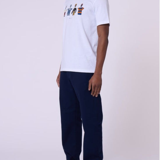 Cycle Jersey's Cotton Regular Fit T-shirt White
