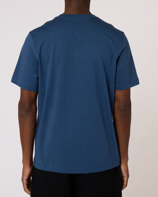 Cycle Jersey's Cotton Regular Fit T-shirt Blue