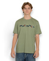 Chain Cotton Regular Fit T-shirt Blue