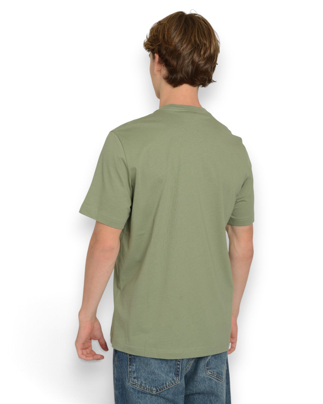 Chain Cotton Regular Fit T-shirt Blue