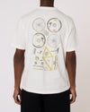 Bike Parts Cotton Regular Fit T-shirt White