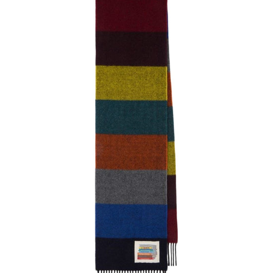 Scarf Multicolour Black Stripe