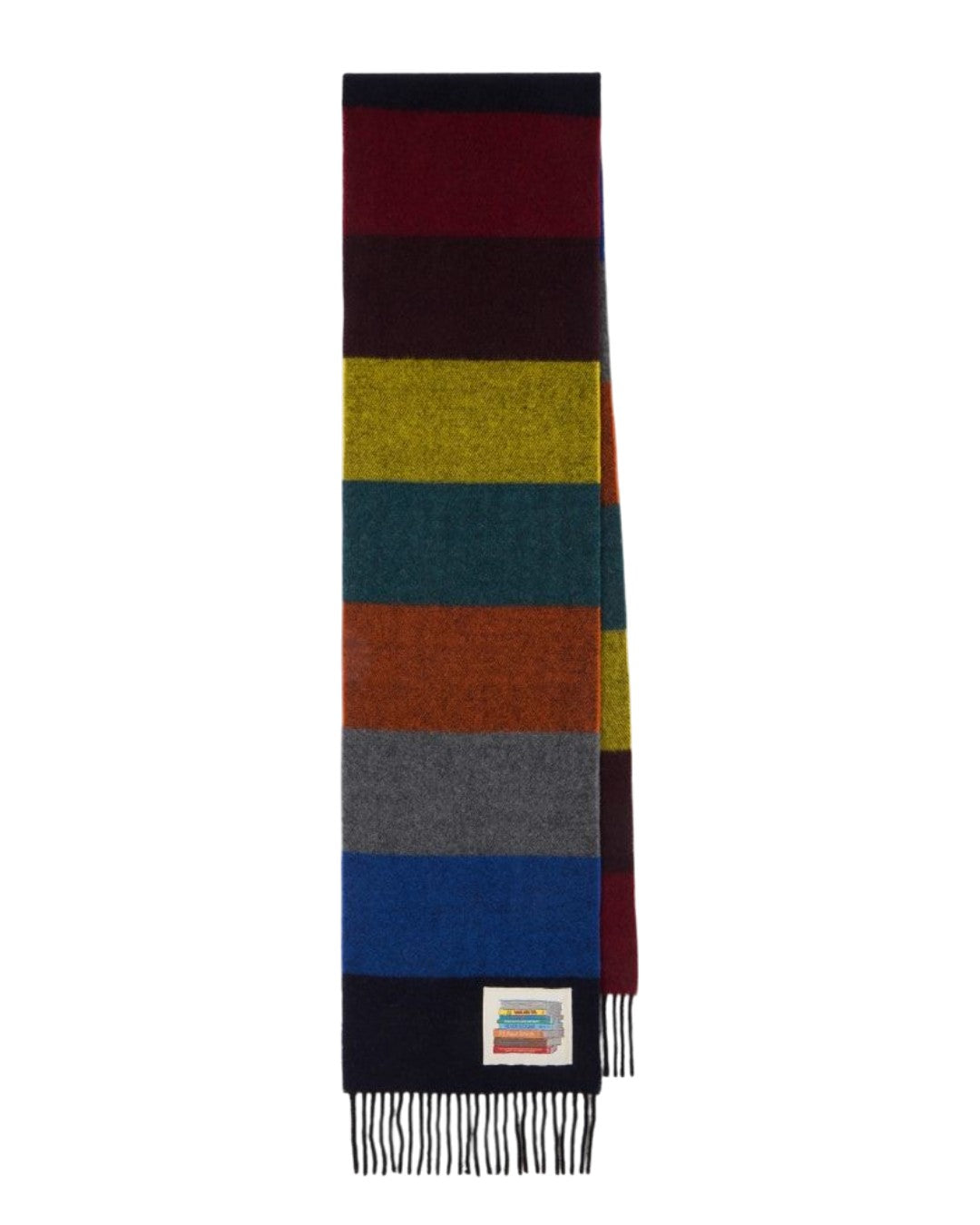 Scarf Multicolour Black Stripe