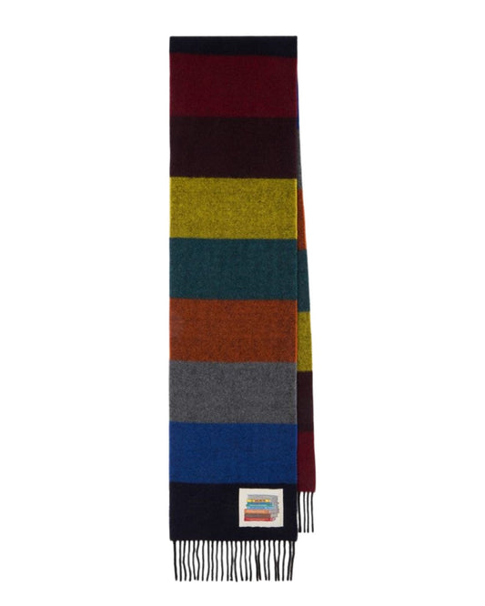 Scarf Multicolour Black Stripe
