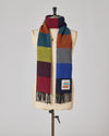 Scarf Multicolour Black Stripe