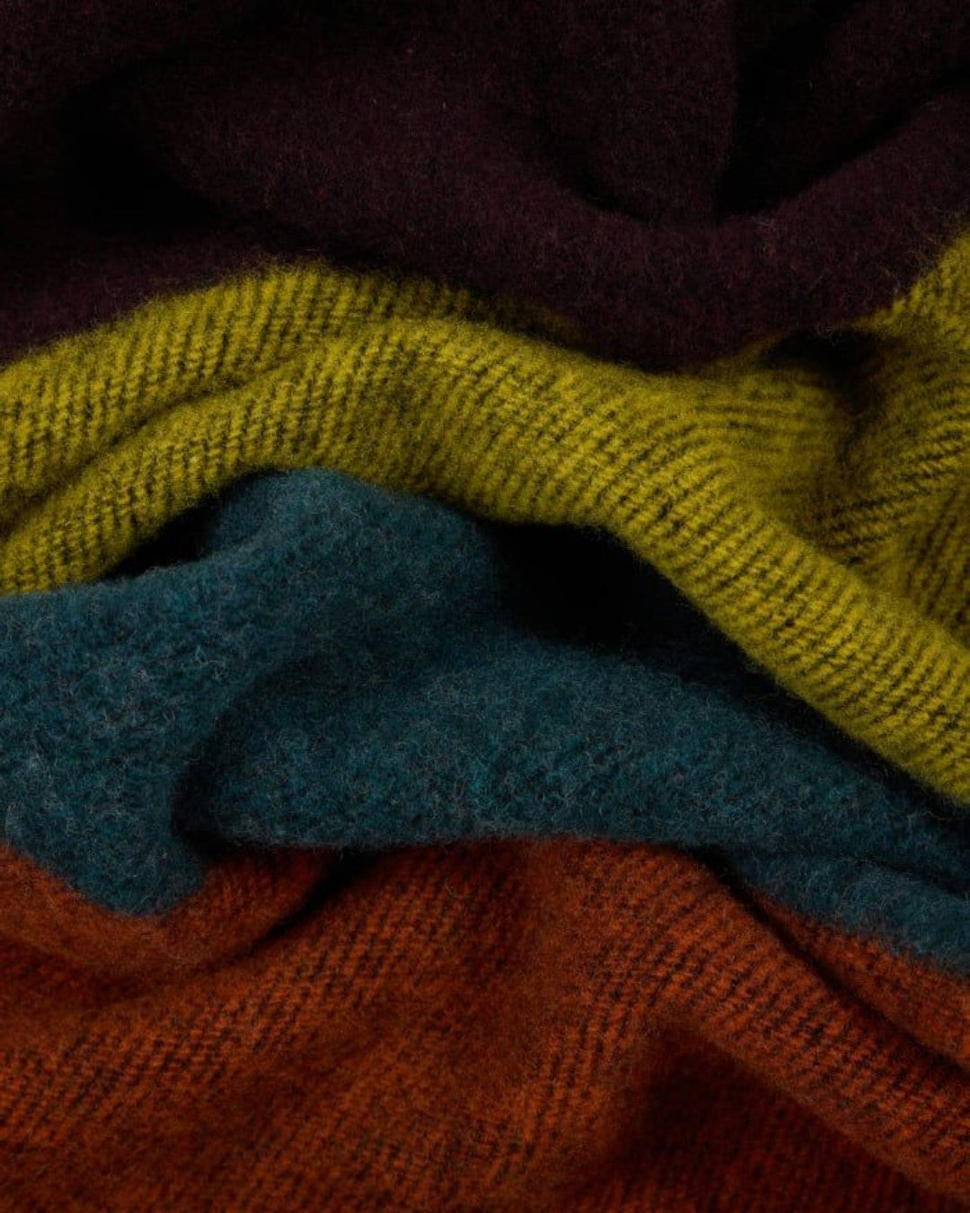 Scarf Multicolour Black Stripe