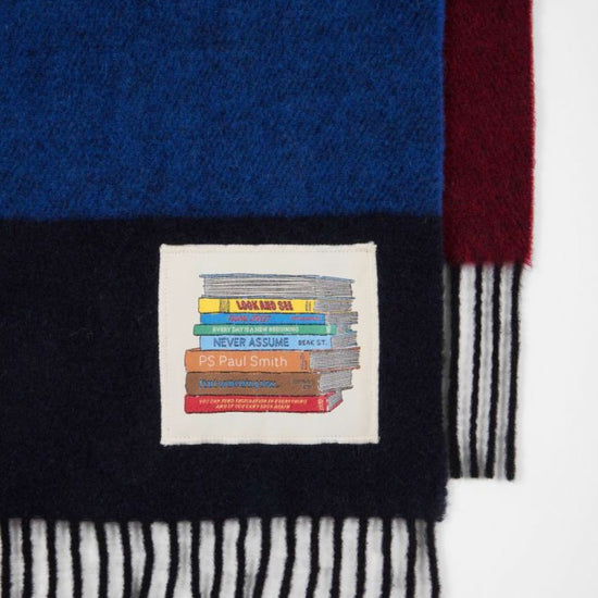 Scarf Multicolour Black Stripe