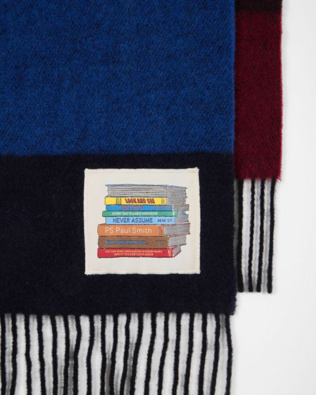 Scarf Multicolour Black Stripe