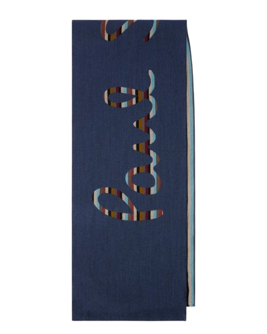 Logo Scarf Multistripe