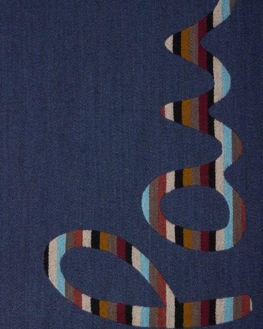 Logo Scarf Multistripe
